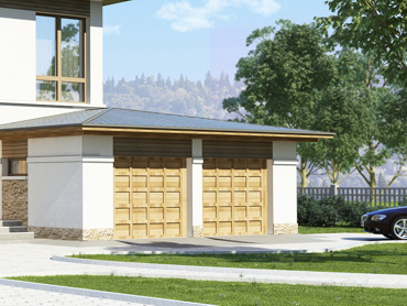 Проекты домов с двумя гаражами