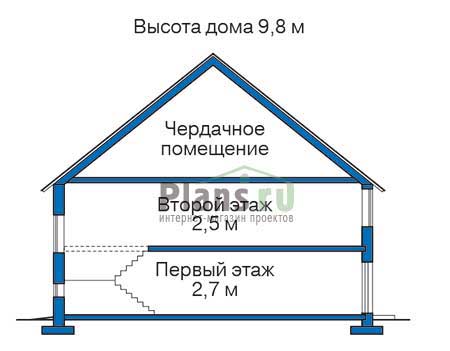 Высота этажей в проекте деревянного дома 11-41