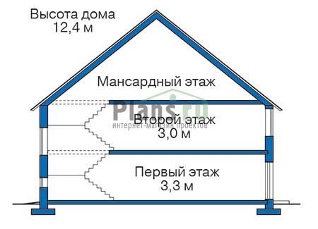 Высота этажей в проекте дома из кирпича 37-74