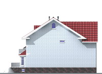 Изображение фасада 2 :: Проект коттеджа 31-61