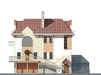Изображение фасада 1 :: Проект коттеджа 35-48