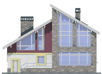 Изображение фасада 2 :: Проект коттеджа 37-50