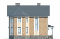 Изображение фасада 2 :: Проект коттеджа 39-09