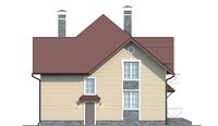 Изображение фасада 4 :: Проект коттеджа 39-22
