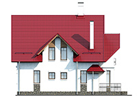 Изображение фасада 3 :: Проект коттеджа 41-14