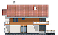 Изображение фасада 2 :: Проект коттеджа 41-27