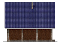 Изображение фасада 2 :: Проект коттеджа 41-30