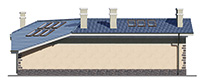 Изображение фасада 2 :: Проект коттеджа 41-62
