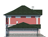 Изображение фасада 4 :: Проект коттеджа 41-65