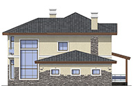 Изображение фасада 3 :: Проект коттеджа 42-23