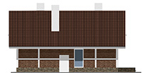 Изображение фасада 2 :: Проект коттеджа 43-66