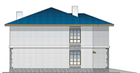 Изображение фасада 4 :: Проект коттеджа 44-03