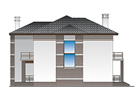 Изображение фасада 2 :: Проект коттеджа 44-38
