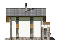 Изображение фасада 3 :: Проект коттеджа 44-41
