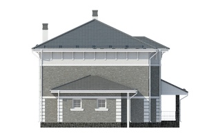Изображение фасада 2 :: Проект коттеджа 46-74
