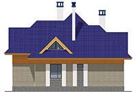 Изображение фасада 3 :: Проект коттеджа 47-31