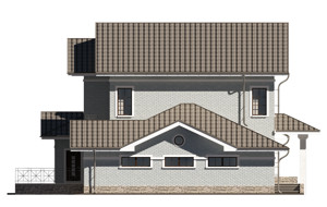 Изображение фасада 3 :: Проект коттеджа 47-61