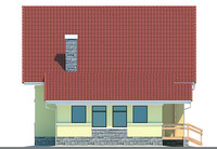 Изображение фасада 2 :: Проект коттеджа 53-02