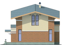 Изображение фасада 3 :: Проект коттеджа 54-80