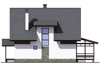 Изображение фасада 3 :: Проект коттеджа 55-73