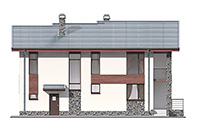 Изображение фасада 3 :: Проект коттеджа 59-00