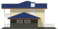 Изображение фасада 4 :: Проект коттеджа 59-03