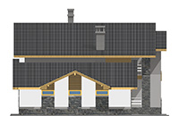 Изображение фасада 2 :: Проект коттеджа 59-75