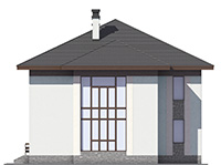 Изображение фасада 3 :: Проект коттеджа 60-15