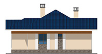 Изображение фасада 3 :: Проект коттеджа 60-21