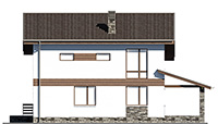 Изображение фасада 3 :: Проект коттеджа 60-93