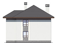 Изображение фасада 2 :: Проект коттеджа 63-16