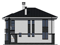 Изображение фасада 4 :: Проект коттеджа 63-32