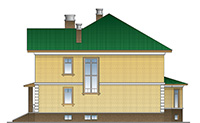 Изображение фасада 3 :: Проект коттеджа 63-39