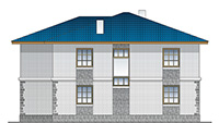 Изображение фасада 2 :: Проект коттеджа 64-69