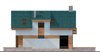 Изображение фасада 3 :: Проект коттеджа 70-47