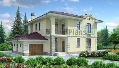 Фото проекта дома из газобетона 53-45