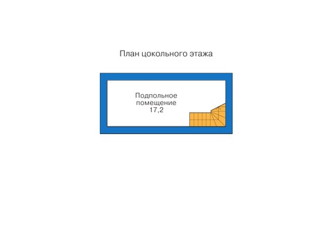 Планировка цокольного этажа :: Проект деревянного дома 10-19