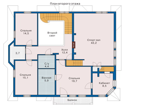 Проект деревянного дома 10-35