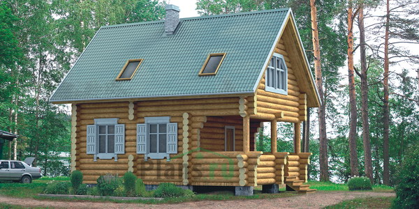 Фото проекта деревянного дома 10-77