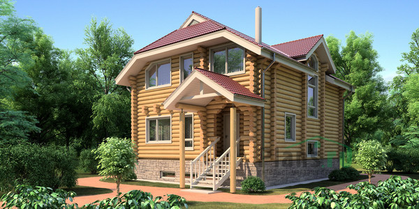 Фото проекта деревянного дома 11-50
