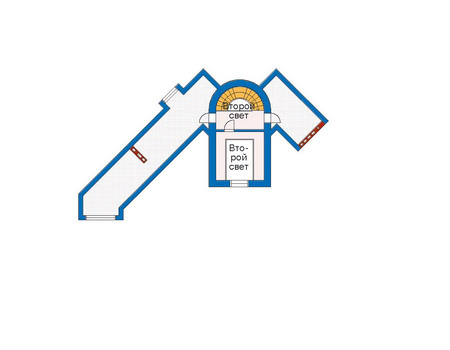 Планировка мансардного этажа :: Проект дома из кирпича 36-10