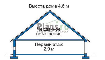 Высота этажей в проекте деревянного дома 10-16