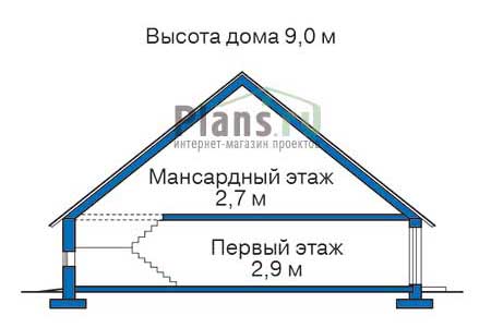 Высота этажей в проекте деревянного дома 11-17