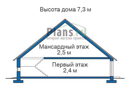 Высота этажей в проекте деревянного дома 11-46