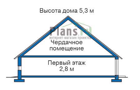 Высота этажей в проекте деревянного дома 11-49