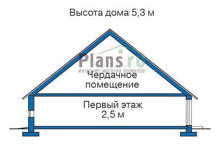 Высота этажей в проекте деревянного дома 11-82