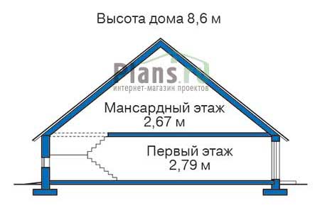 Высота этажей в проекте деревянного дома 11-90