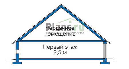 Высота этажей в проекте дома из кирпича 35-78