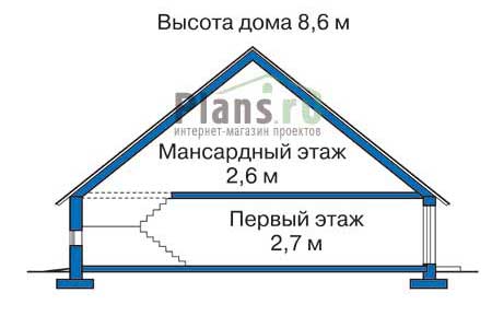 Высота этажей в проекте дома из газобетона 51-90