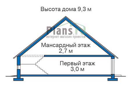 Высота этажей в проекте дома из кирпича 71-52